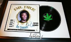 Dr. Dre Framed Signed The Chronic Record Lp Album Autographed Beckett Bsa Psa