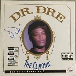 Dr. Dre Signed Autographed The Chronic Record Album LP PSA/DNA COA