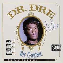 Dr. Dre Signed The Chronic Album Cover PSA/DNA Certified