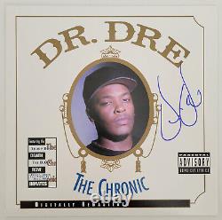 Dr Dre signed The Chronic album COA autographed vinyl exact proof Rare