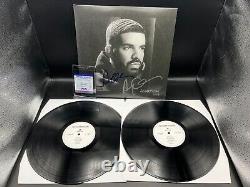Drake Signed Scorpion Vinyl LP Record Album Aubrey Graham Rapper PSA/DNA COA