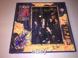 Duran Duran GROUP Autographed Signed Album LP SIMON LE BON NICK RHODES ++