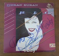 Duran Duran's Rio album signed by Simon, Nick, Roger, and Andy