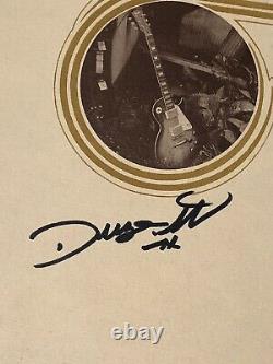 Dusty Hill Signed ZZ Tops First Album Record Bass RIP Beard Top Vinyl LP WOW