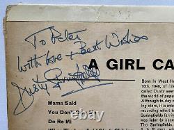 Dusty Springfield A Girl Called Dusty SIGNED vinyl LP album (see desc & pics)