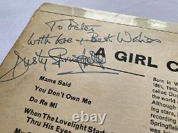 Dusty Springfield A Girl Called Dusty SIGNED vinyl LP album (see desc & pics)