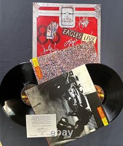 EAGLES LIVE Album signed