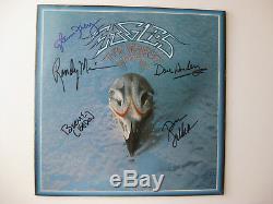 EAGLES Rare FULLY AUTOGRAPHED ALBUM 1976 HITS LP HAND SIGNED by ALL FIVE