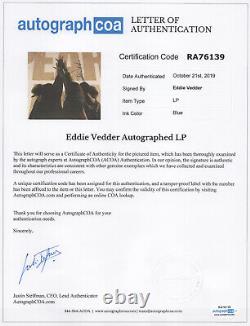 EDDIE VEDDER signed Autographed PEARL JAM TEN ALBUM LP PROOF Alive ACOA COA