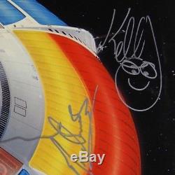 ELO Jeff Lynne Bev Bevan Band JSA Out Of The Blue Signed Autograph Record Album