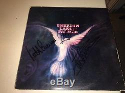 EMERSON LAKE & PALMER Signed Autographed Album LP