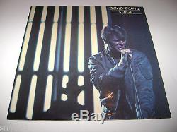 EPPERSON FLAT OUT MINT DAVID BOWIE SIGNED STAGE ALBUM GATEFOLD SIGNED BY 5