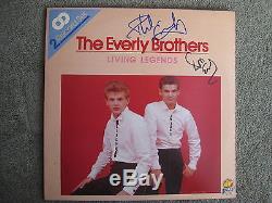 EVERLY BROTHERS Rare AUTOGRAPHED ALBUM SIGNED by BOTH PHIL & DON -Guaranteed