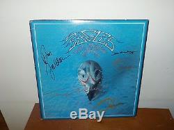 Eagles Greatest Hits Vinyl Record Album Hand-Signed X 5 Frey Henley Felder Walsh