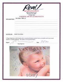 Eddie Van Halen Signed Autograph Album Vinyl Record Van Halen 1984 with JSA COA