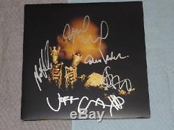 Eddie Vedder signed complete band autographed Pearl Jam riot act Album LP