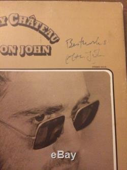 Elton John Autograph, signed Honky Chateau Record album