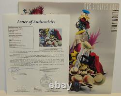 Elton John Hand Signed Reg Strikes Back Vinyl Album Autographed JSA COA