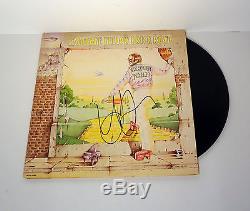 Elton John Signed Autograph Goodbye Yellow Brick Road Record Album Coa