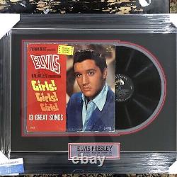 Elvis Presley signed & Framed Album Ready To Hang Up! COA