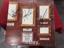 Emerson Lake & Palmer GROUP 3x Signed PICTURES AT AN EXHIBITION Album Record