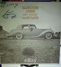 Eric Clapton Signed Autographed LP Album. Delaney & Bonnie Friends with Clapton