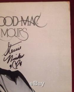 FLEETWOOD MAC'RUMOURS' SIGNED ALBUM STEVIE NICKS AUTOGRAPHED
