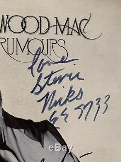 FLEETWOOD MAC SIGNED Rumours ALBUM Signed by Band Members