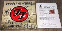 FOO FIGHTERS SIGNED GREATEST HITS ALBUM DAVE GROHL +4 withEXACT PROOF BECKETT BAS