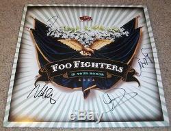 FOO FIGHTERS SIGNED IN YOUR HONOR VINYL ALBUM withEXACT VIDEO PROOF DAVE GROHL +3