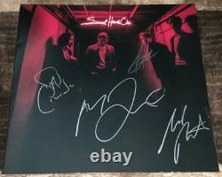 FOSTER THE PEOPLE SIGNED AUTOGRAPH SACRED HEARTS CLUB VINYL ALBUM withEXACT PROOF