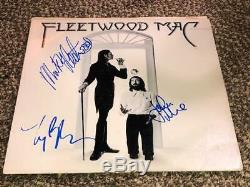 Fleetwood Mac GROUP Signed Autographed Record Album LP LINDSEY BUCKINGHAM ++
