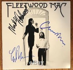 Fleetwood Mac -Lindsey Buckingham, Mick, Christine x3 Signed / Autographed Album