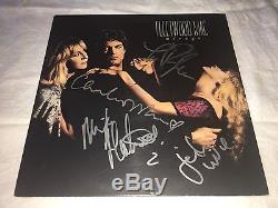 Fleetwood Mac SIGNED Mirage LP Album X4 Christine McVie Lindsey Buckingham PROOF