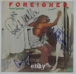 Foreigner Head Games Signed Autograph Record Album JSA Vinyl Lou Gramm