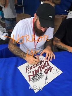 Four Year Strong Autographed Signed Vinyl Album With Exact Signing Picture Proof