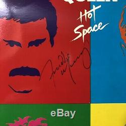 Freddie Mercury QUEEN Signed RARE Hot Space Vinyl Record Album LP with Full LOA