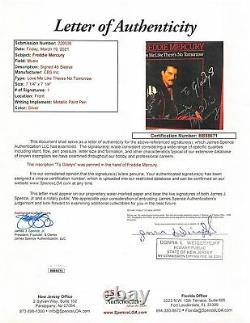 Freddie Mercury Signed Love Me Like There's No Tomorrow Album Cover With Vinyl JSA