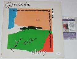 GENESIS AUTOGRAPHED ABACAB ALBUM COVER (JSA COA) Mike Rutherford & Tony Banks