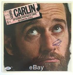 GEORGE CARLIN Autographed Signed AN EVENING WITH Vinyl Record Album PSA DNA CERT