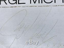 GEORGE MICHAEL inscribed and signed FAITH RECORD album, autograph, RARE