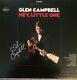 GLEN CAMPBELL Autographed Signed HEY LITTLE ONE Vinyl Record LP Album PSA DNA