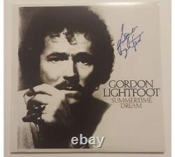 GORDON LIGHTFOOT SIGNED ALBUM SUMMERTIME DREAM JSA Certified Mint Condition