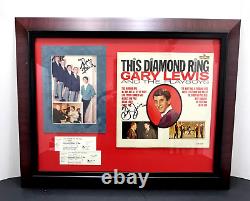 Gary Lewis Autographed Signed Vinyl Record Display Framed Album LP Photo