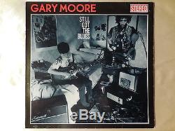 Gary Moore Personally Hand Signed/Autographed Record Album Cover