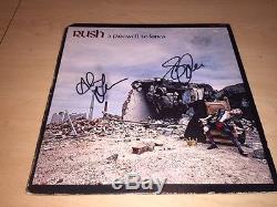 Geddy Lee & Alex Lifeson RUSH Signed Autographed A FAREWELL TO KING Album LP