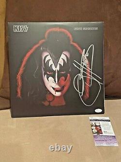 Gene Simmons signed KISS Solo 1978 2014 Reissue Album LP Record Vinyl JSA V73425