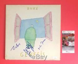 Genesis Complete X3 Signed Duke Lp Album Jsa Coa Phil Collins Rutherford Banks