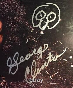 George Clinton Signed Funkadelic Album Cover MAGGOT BRAIN INSCR JSA/COA P34351