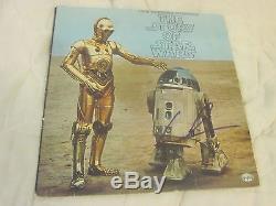 George Lucas Star Wars Autographed Record Album Hologram